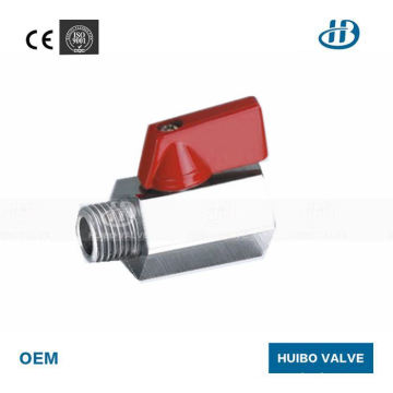 Mini Brass Ball Valve 1/8′′inch-1/2′′inch with Ce Certificate